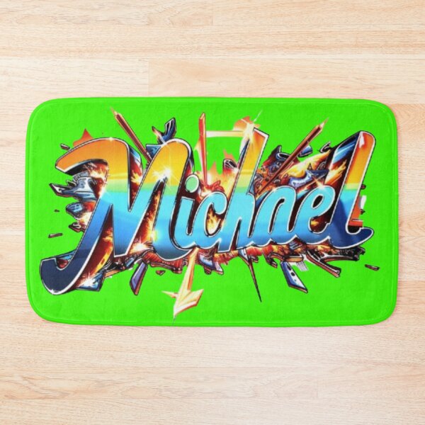 Item preview, Michael 3D Graffiti Style Name Art designed and sold by AlexLineArt.