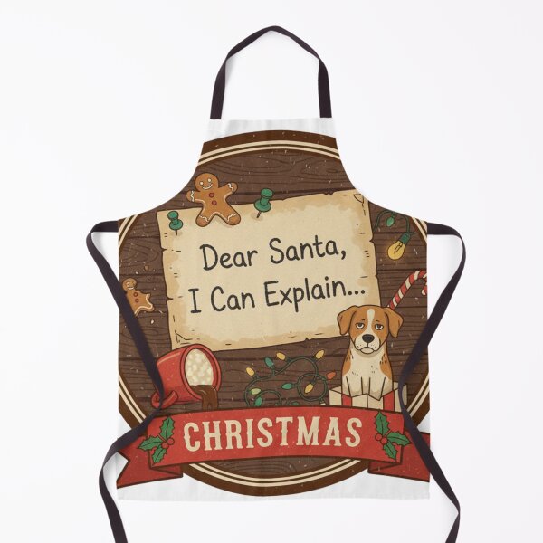 Item preview, Dear Santa I Can Explain Christmas designed and sold by Silent Watch Threads..