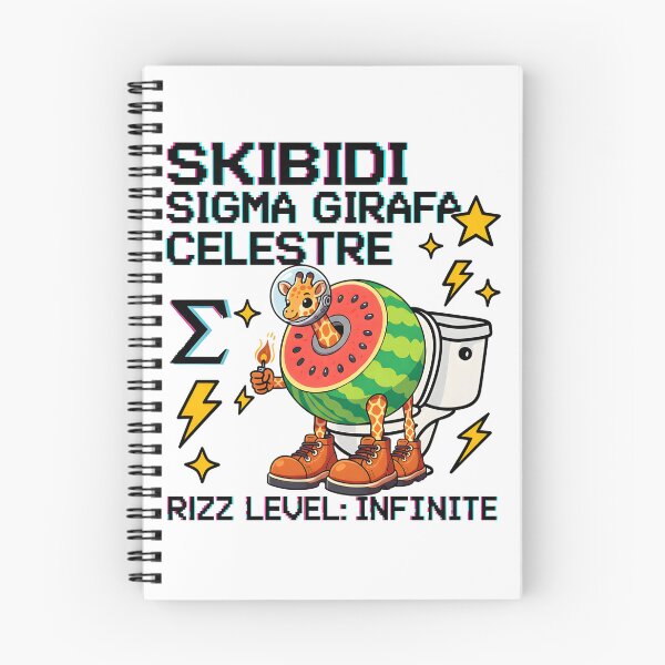 Item preview, Girafa Celestre Sigma Meme – Watermelon Toilet Rizz Art designed and sold by AnnDesignStudio.