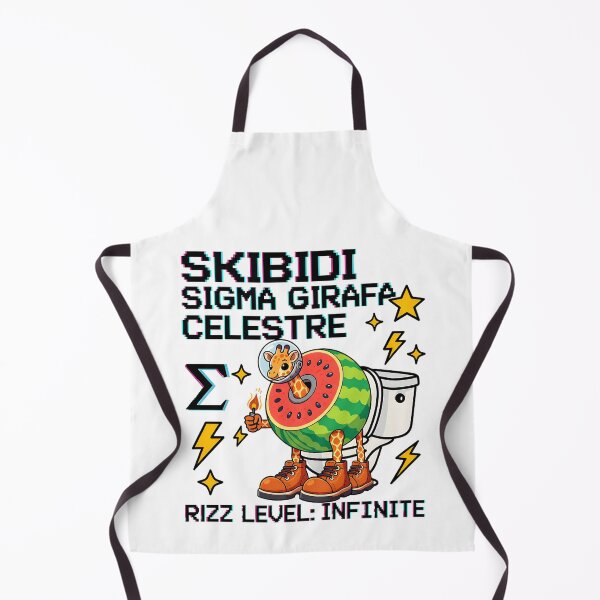 Item preview, Girafa Celestre Sigma Meme – Watermelon Toilet Rizz Art designed and sold by AnnDesignStudio.
