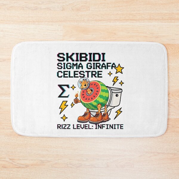 Item preview, Girafa Celestre Sigma Meme – Watermelon Toilet Rizz Art designed and sold by AnnDesignStudio.