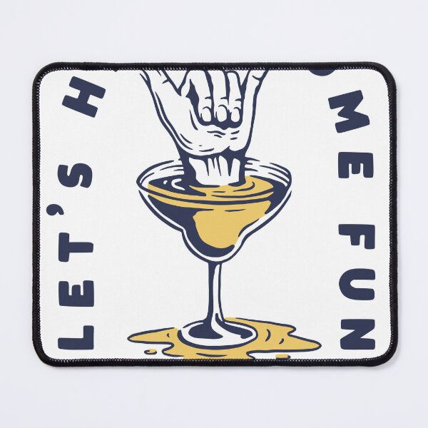Item preview, Let's Have Some Fun Party Cocktail Art Print designed and sold by Visual Foundry.