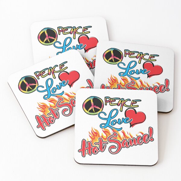 Item preview, Peace Love Hot Sauce designed and sold by RjSauceda.