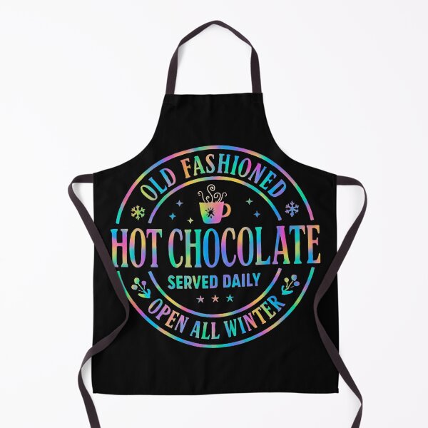 Item preview, Old Fashioned Hot Chocolate | Holographic Rainbow Winter Design designed and sold by dkid creations.