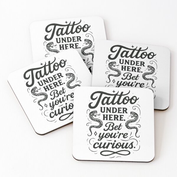 Item preview, Boy with Tattoos Flirty Quote designed and sold by Lia Vina.
