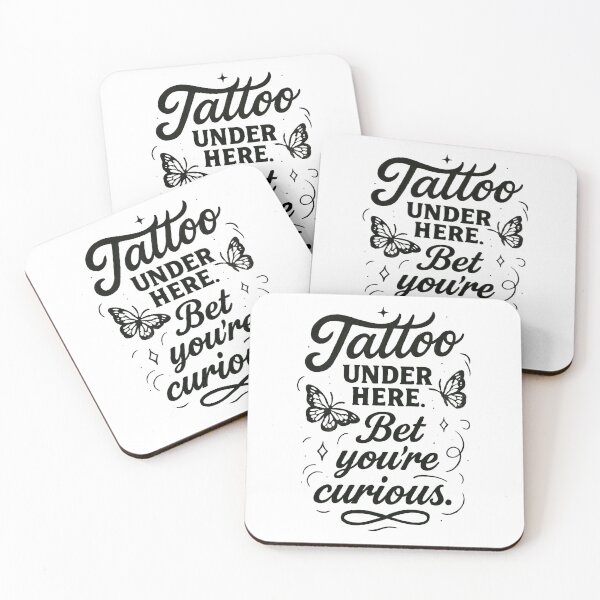 Item preview, Girl with Tattoos Flirty Quote designed and sold by Lia Vina.