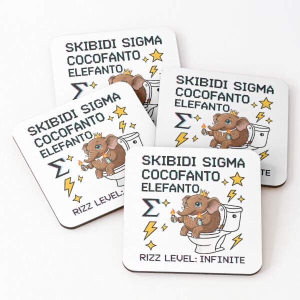 Item preview, Cocofanto Elefanto Sigma Meme – Infinite Rizz Elephant Art designed and sold by AnnDesignStudio.