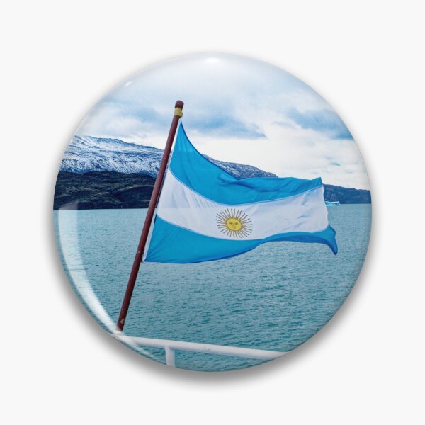 Item preview, The argentinian Flag in Patagonia designed and sold by stevepaint.