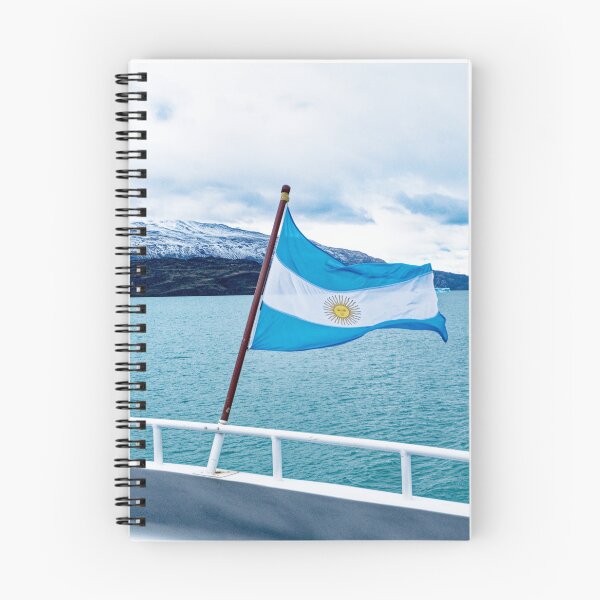 Item preview, The argentinian Flag in Patagonia designed and sold by stevepaint.