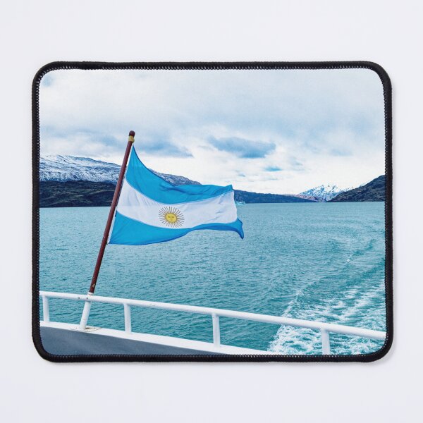 Item preview, The argentinian Flag in Patagonia designed and sold by stevepaint.