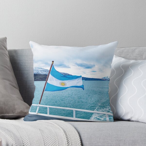 Item preview, The argentinian Flag in Patagonia designed and sold by stevepaint.