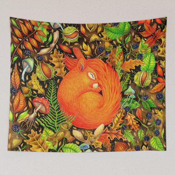 Item preview, Autumn Blessings Squirrel  designed and sold by Christina Plumb.