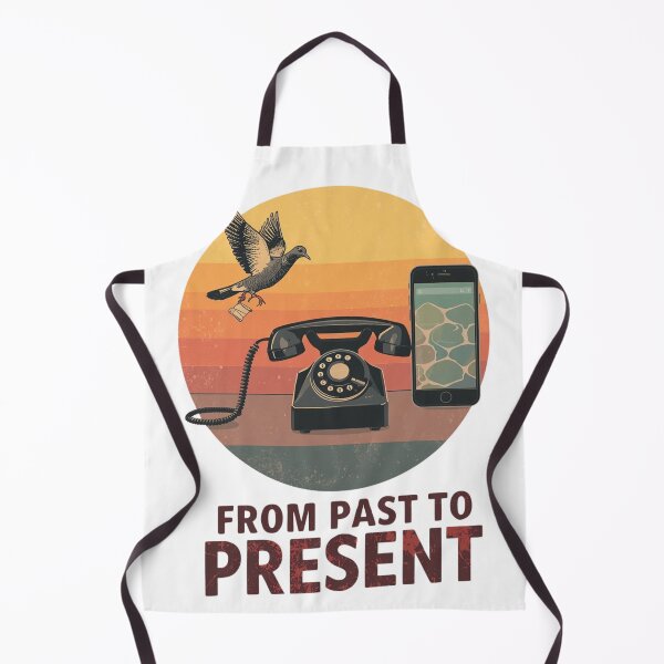 Item preview, From Past to Present – Evolution of Communication Retro Vintage Design designed and sold by ZYNORAworld.