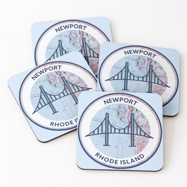 Item preview, Rhode Island Souvenir Map - Newport Bridge designed and sold by Willz Designz.