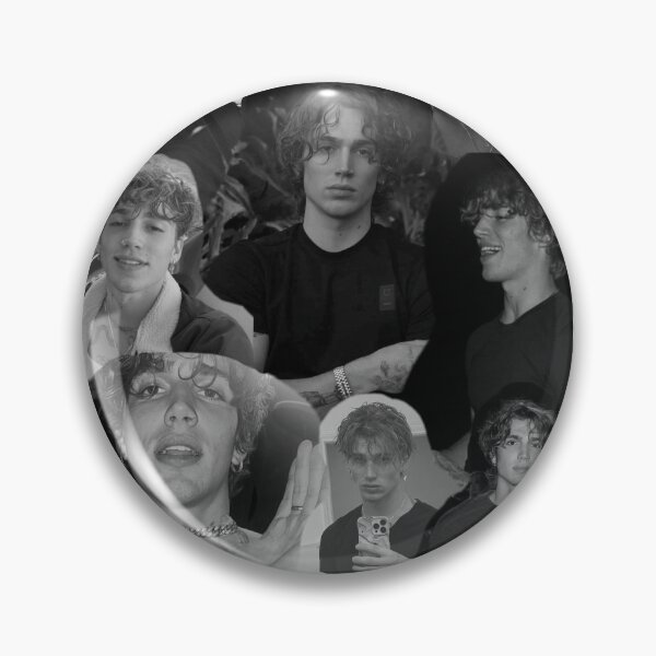 Item preview, Vinnie Hacker Collage Black and White   designed and sold by DrawnByGee.