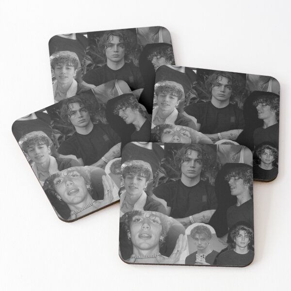Item preview, Vinnie Hacker Collage Black and White   designed and sold by DrawnByGee.
