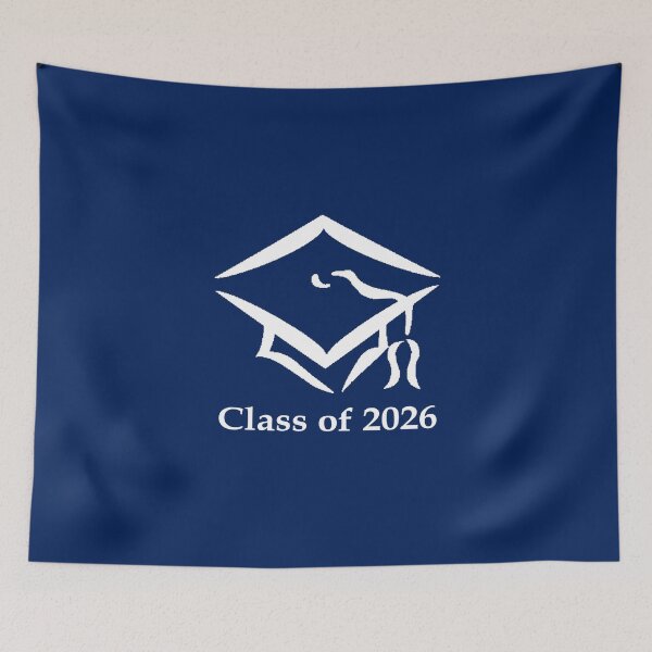 Item preview, Class of 2026 Navy and White designed and sold by ZaryaParx.