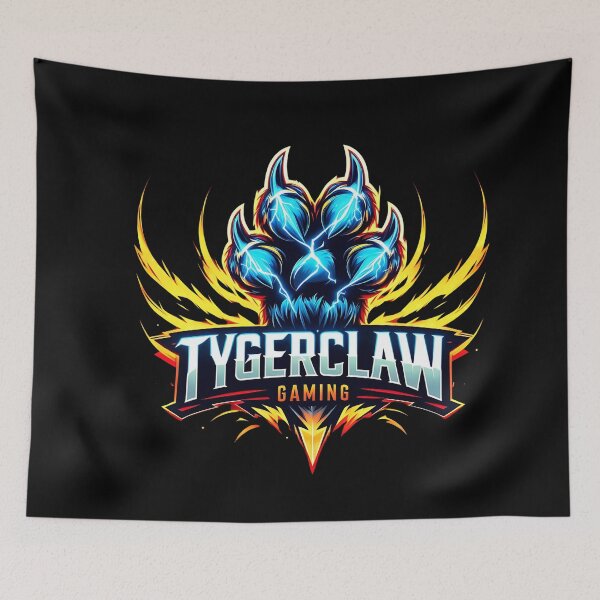Item preview, TYGERCLAW Gaming Electrified Tiger Paw Logo designed and sold by Mark Cannon.