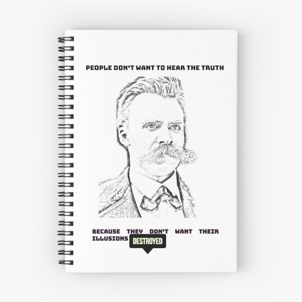 Item preview, Nietzsche Quote T-Shirt – "People Don’t Want to Hear the Truth" Philosophy Shirt, Deep Thinker Gift designed and sold by PhiloStore1.