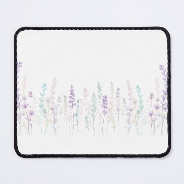 Item preview, Colorful watercolor flowers in a soft pastel style create a calming atmosphere in a creative art piece designed and sold by SpaceartLilu.
