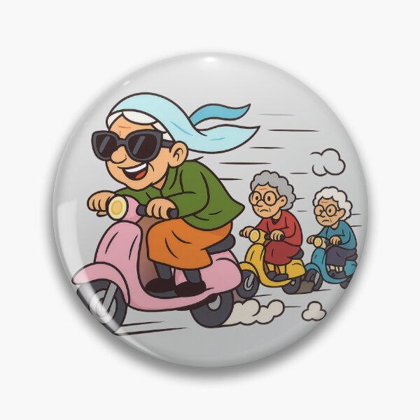Item preview, Granny Scooter Race - Leader vs. Challengers designed and sold by kornkobart.