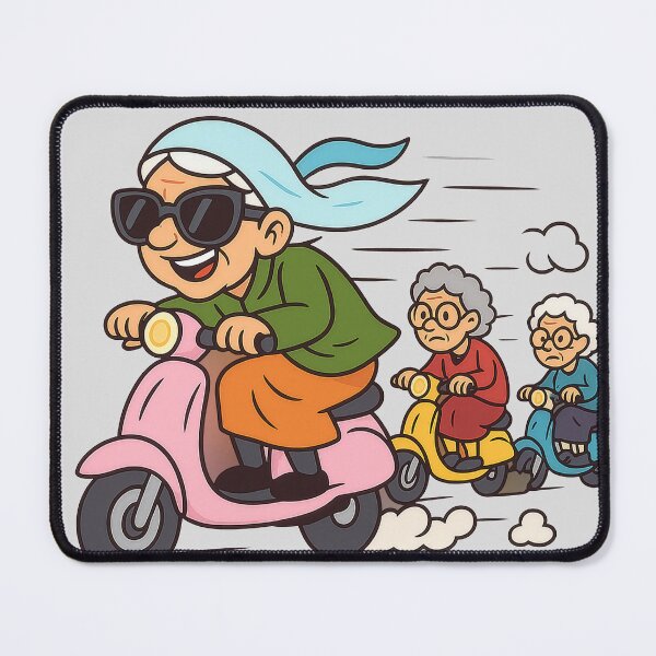 Item preview, Granny Scooter Race - Leader vs. Challengers designed and sold by kornkobart.