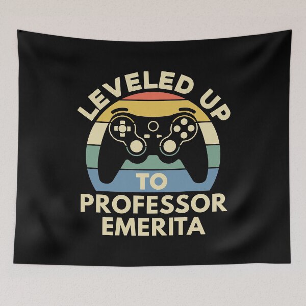 Item preview, Leveled Up To Professor Emerita | Retired Professor Gift | Professor Retirement Gift | Faculty Retirement | College Professor Retirement designed and sold by jadedscientist.