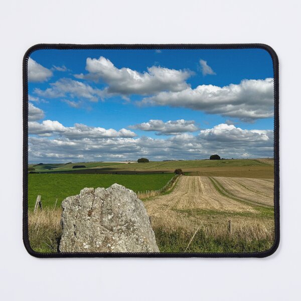 Item preview, Avebury landscape, with neolithic Sarsen stone designed and sold by Tizz07.