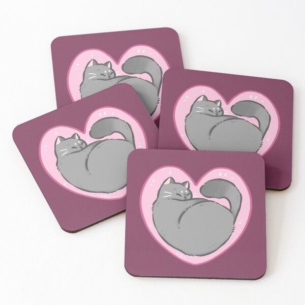 Item preview, Heart Kitty designed and sold by kattvalk.