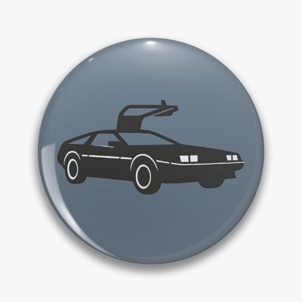 Item preview, Back to the Future DeLorean – Minimalist 80s Car Icon designed and sold by athyabm.