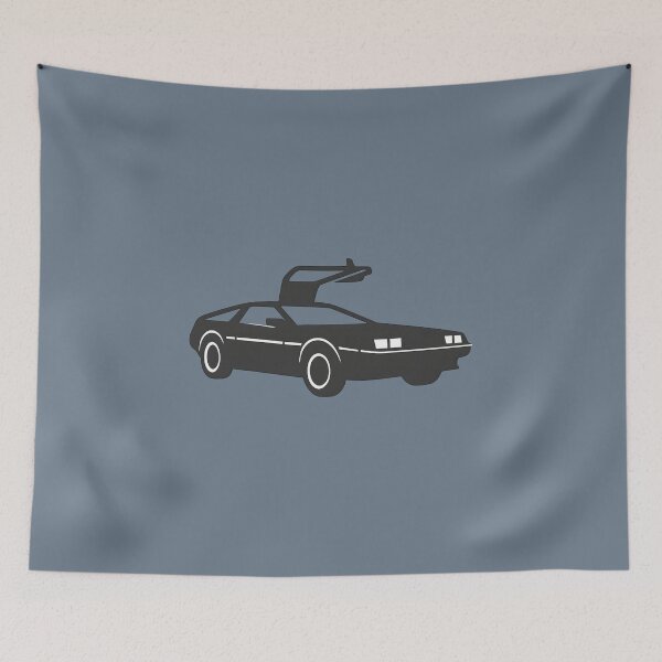 Item preview, Back to the Future DeLorean – Minimalist 80s Car Icon designed and sold by athyabm.