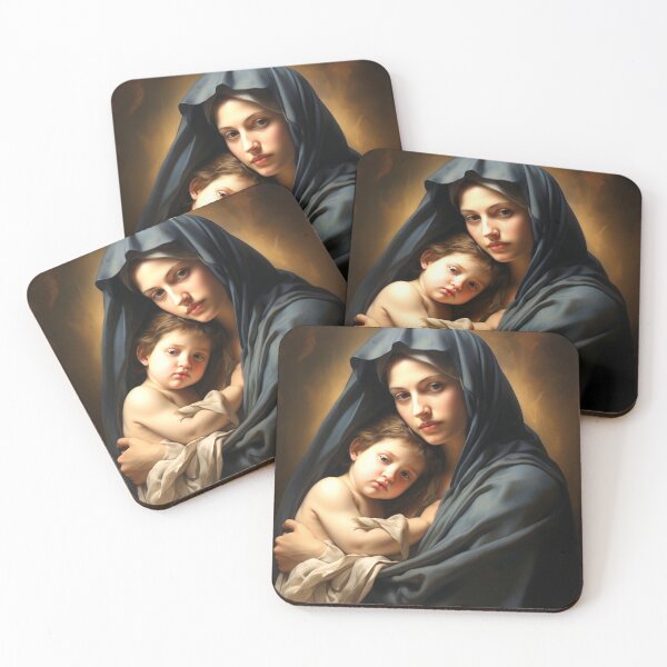 Item preview, Peaceful Bond Between Mother and Child in Portrait designed and sold by semenol.