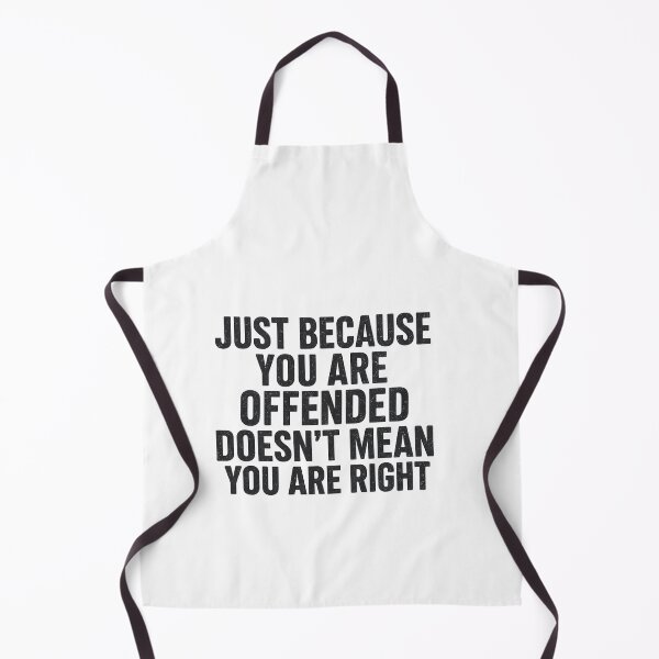 Item preview, Just Because You’re Offended Doesn’t Mean You’re Right – Bold Typography Quote designed and sold by MotivAura.