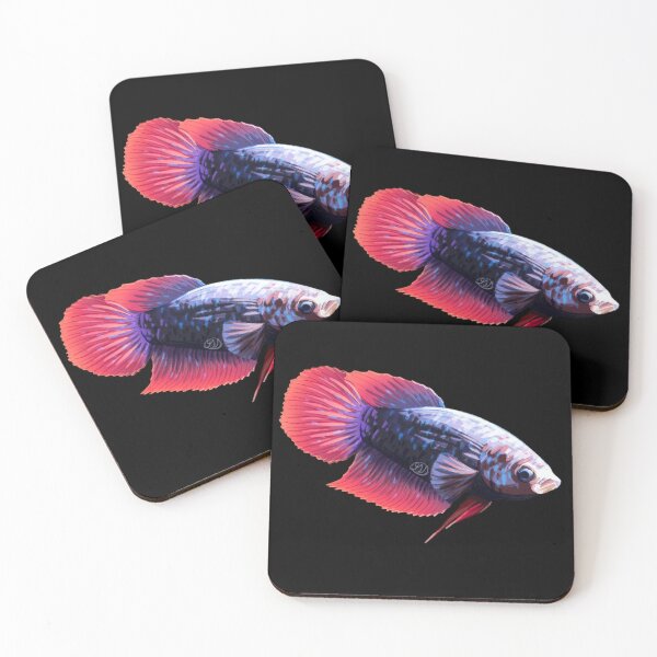Item preview, Female Purple Veiltail Betta designed and sold by FallingRainx.