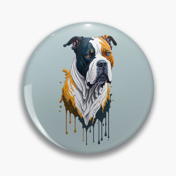 Aperçu de l'œuvre Adorable illustration de bouledogue – Illustration mignonne et ludique pour les amoureux des chiens créée et vendue par Lineesh Kumar.