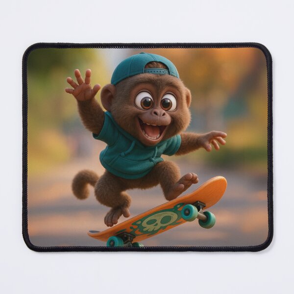 Item preview, Skater Woolly Monkey designed and sold by Sillytoe.