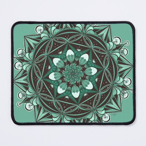 Item preview, Orígenes del Cuidado - Menta - Mandalas Conscientes para el Espíritu - Geometría Sagrada para Espacios de Meditación designed and sold by Loveflows.