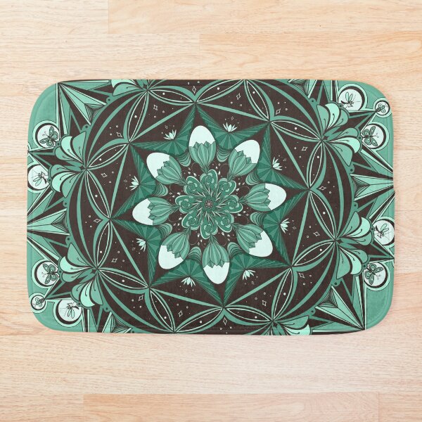 Item preview, Origins of Care - Mint - Mindful Mandalas for the Spirit  - Sacred Geometry for Meditation Spaces designed and sold by Loveflows.