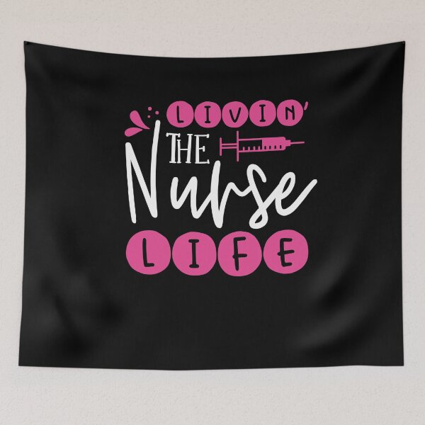 Item preview, Livin' The Nurse Life Funny Syringe RN LPN Humor designed and sold by Farid94.