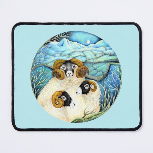 Item preview, Three Swaledale Sheep  designed and sold by Christina Plumb.