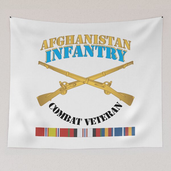 Item preview, Army - Infantry - Afghanistan - Combat Vet w AFGHAN SVC X 300 designed and sold by Military Insignia Products.