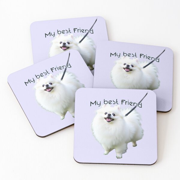 Item preview, My Best Friend Design - Pomeranian Spitz Fluffy Dog Artwork designed and sold by PriyaMagic.