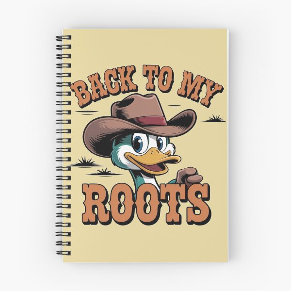 Item preview, I'm going back to the roots, duck in a hat, designed and sold by DZIERANA.