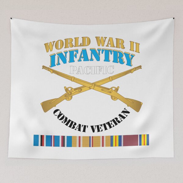 Item preview, Army - Infantry - World War II - Pacific - Combat Vet w WWII EUR SVC X 300 designed and sold by Military Insignia Products.
