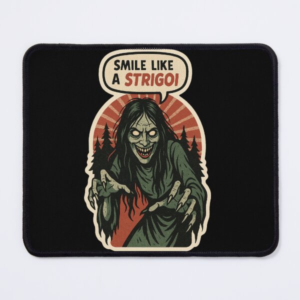 Item preview, Retro Horror Slavic Myths – Funny Strigoi Vampire Folklore Comic Art Sticker designed and sold by JacobKAurumhead.
