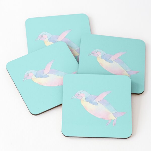 Item preview, Watercolor penguin in underwater flight designed and sold by bsbd-action.