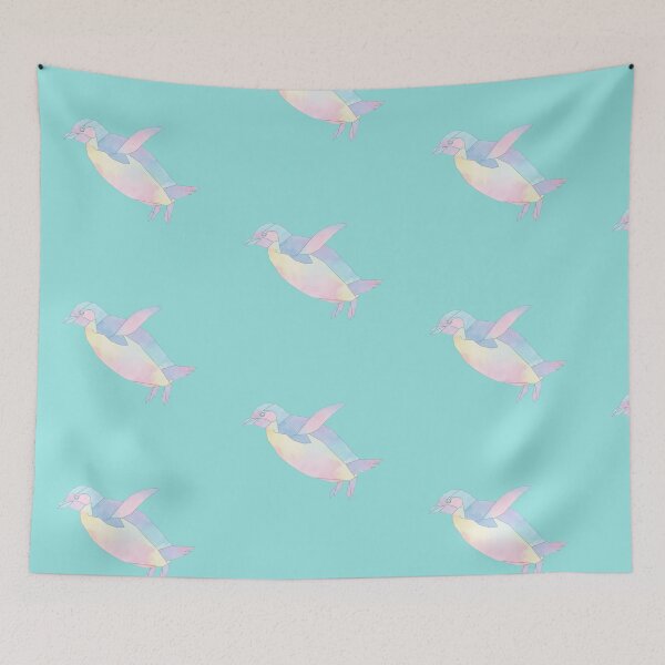 Item preview, Watercolor penguin in underwater flight designed and sold by bsbd-action.