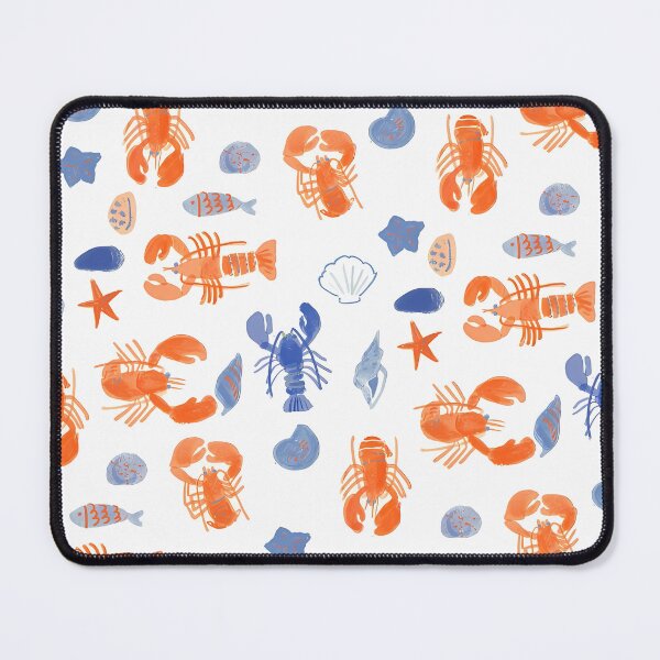Item preview, Playful Lobster and Ocean Life Pattern – Colorful Marine Design designed and sold by darkskinbender.