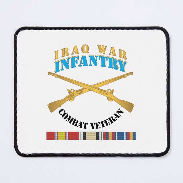 Item preview, Army - Infantry - Iraq War - Combat Vet w IRAQ SVC X 300 designed and sold by Military Insignia Products.