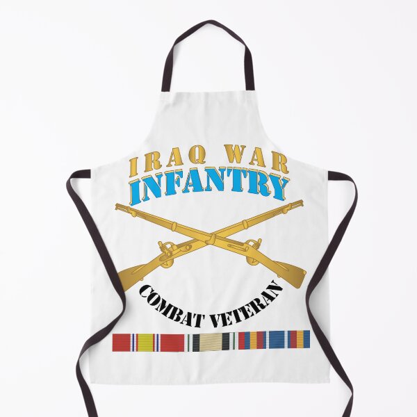Item preview, Army - Infantry - Iraq War - Combat Vet w IRAQ SVC X 300 designed and sold by Military Insignia Products.